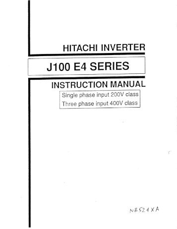 Hitachi J100    -  6